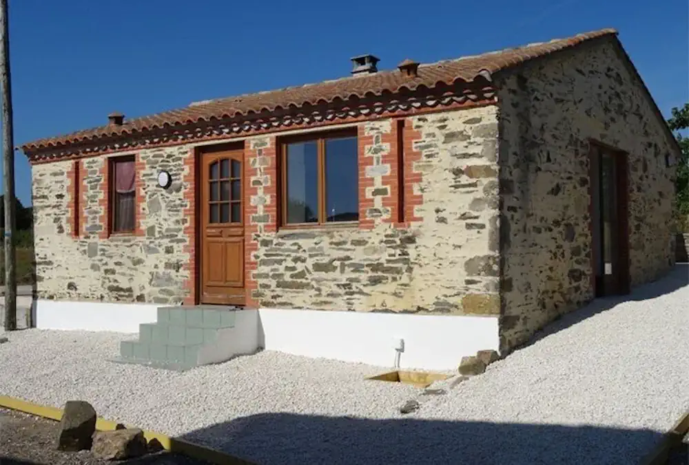 Exterior view of La Bergerie, a private holiday gîte at Le Village du Bois set in the Vendée countryside